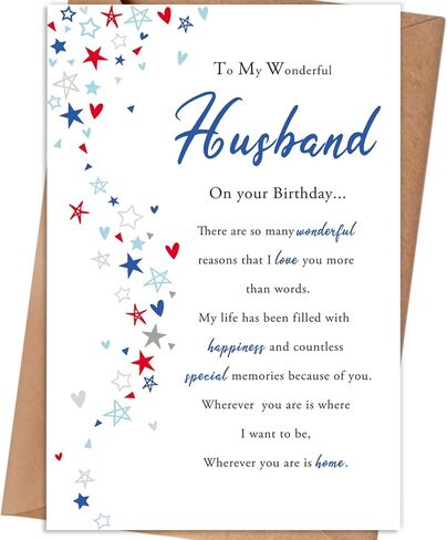 Anniversary Card Gift for Wife, Wedding Anniversary Cards Gifts for Wife from Husband in Saudi Arabia
