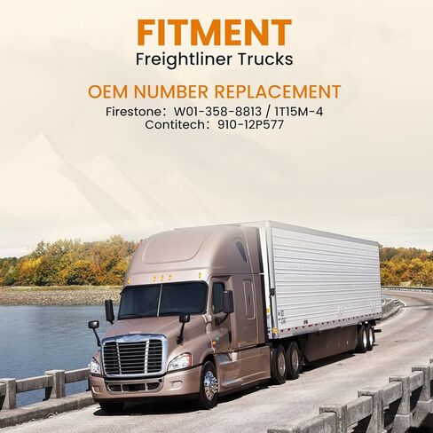 حقيبة الربيع الهوائية MILLISEC المتوافقة مع شاحنات Freightliner OE تحل محل Firestone W01-358-8813، 1T15M-4، Contitech 910-12P577 in Kuwait