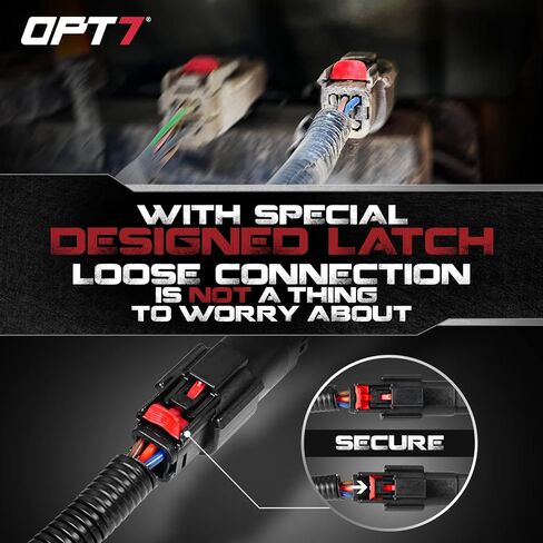 OPT7 Redline Tailgate Light Bar for Chevy Silverado/GMC Sierra 1500 (2019-2025) – 60" Aluminum Rigid 1-Piece Double Row LED Truck Dynamic Taillight w/Amber Turn + Plug'n'Play Harness in Kuwait