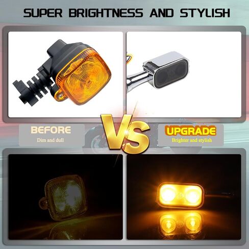 إشارات الانعطاف الخلفية LED العالمية من الكروم 12 فولت أضواء خلفية LED للدراجة النارية مصابيح خلفية حمراء متوافقة مع هوندا جروم سوزوكي ياماها MT09 تريومف كاواساكي هارلي سبورتستر تشوبر بوب in Kuwait