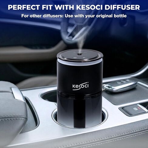 Smart Car Air Freshener Refill Liquid 160ML – Car Diffuser Refill with Replacement Cotton Wick & Holder Kit, Long Lasting Fragrance for Smart Car Diffusers (Deep Ocean) in Kuwait