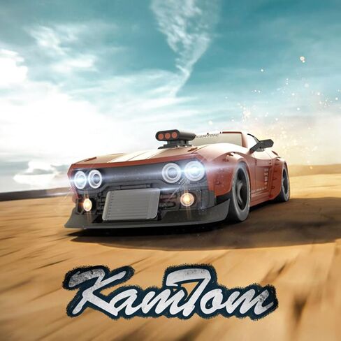 KM3299 سيارة التحكم عن بعد RC الانجراف سيارة، 4WD RC سيارات مركبة مع ESP الدوران، LED المصابيح الأمامية عجلة الانجراف، 1:32 عالية السرعة سباق RC سيارة الهدايا للبالغين in Kuwait