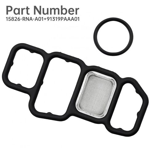 Head Cylinder Solenoid Valve Gasket 15826-RNA-A01,917-174 Compatible with Honda Accord/Civic/CR-V/HR-V, Acura ILX 2.0L, Porsche Cayenne 4.5L V8 Turbo (2003-2021 Models) 0115600,SVF102 in Saudi Arabia