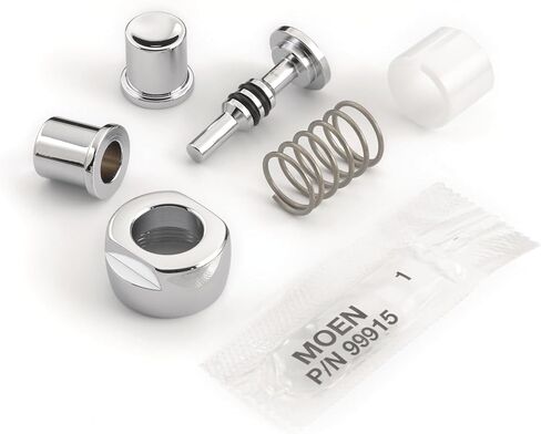 Moen 104627 Parts & Accessories Commercial Override Button Assembly, Chrome in Saudi Arabia