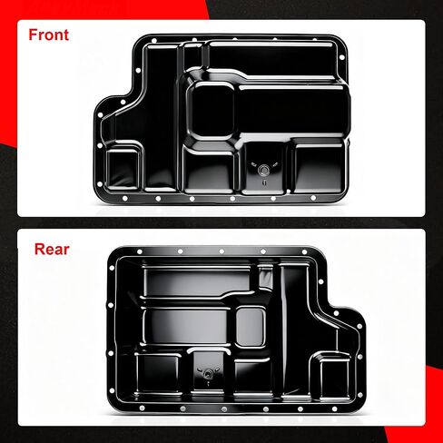 265-822 Transmission Oil Pan & Drain Plug Compatible with Ford F250 F350 E150 E350 Excursion F53 2003-2007 Replace 3C3Z-7A194-AA in Kuwait