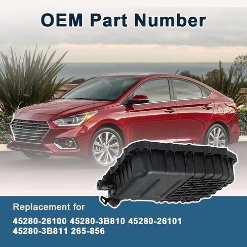 وعاء زيت ناقل الحركة متوافق مع Hyundai Accent، Elantra، Tucson 2010-2018، Kia Forte، Forte5، Sorento، Soul 2011-2017 استبدال 45280-26100 45280-3B810 45280-26101 45280-3B811 265-856 in Kuwait