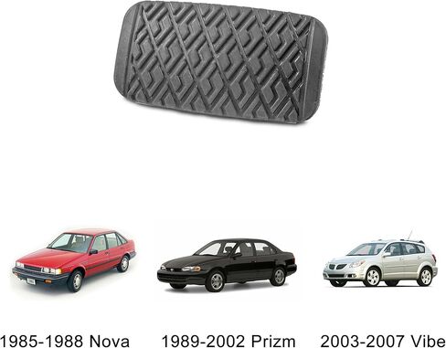 وسادة غطاء دواسة الفرامل متوافقة مع Pontiac 2003-2007 Vibe، وتناسب أيضًا Chevy 1985-1988 Nova، 1989-2002 Prizm (للأوتوماتيكي) in Kuwait