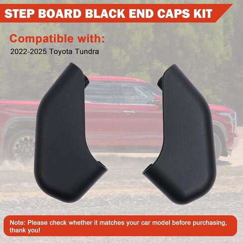 PT925-34222-EC Step Board Black End Caps Kit Compatible with Toyota Tundra 2022 2023 2024 2025 Running Board End Caps（2pcs） in Saudi Arabia