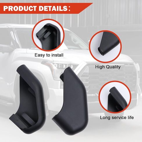 PT925-34222-EC Step Board Black End Caps Kit Compatible with Toyota Tundra 2022 2023 2024 2025 Running Board End Caps（2pcs） in Saudi Arabia