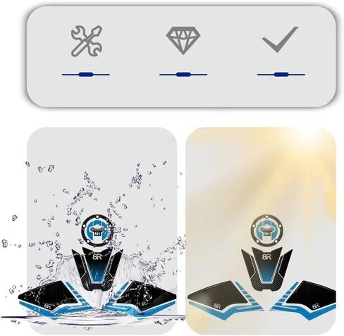 Motorcycle Fuel Tank Pad Protector for Suzuki GSX 8R GSX-8R 2024 Motorcycle Gas Tank Protector Tank Pad Motorcycle Accessories 3D Sticker Protection Stickers in Kuwait