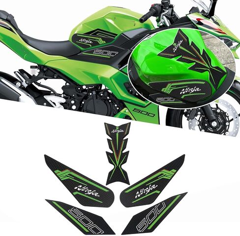 for Ninja 500 Ninja 500 SE 2024-2025-2026 Motorcycle Fuel Tank pad Side Panel Protective Decal Knee pad Fuel Tank Traction Side pad Motorcycle Accessories in Saudi Arabia