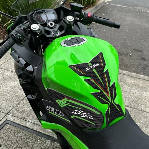 for Ninja 500 Ninja 500 SE 2024-2025-2026 Motorcycle Fuel Tank pad Side Panel Protective Decal Knee pad Fuel Tank Traction Side pad Motorcycle Accessories in Saudi Arabia