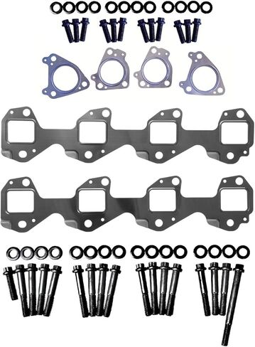 FACTORY MANIFOLD Up Pipe Gasket & Bolt Set for 6.6l Duramax Chevy GMC 2001-2016 in Saudi Arabia