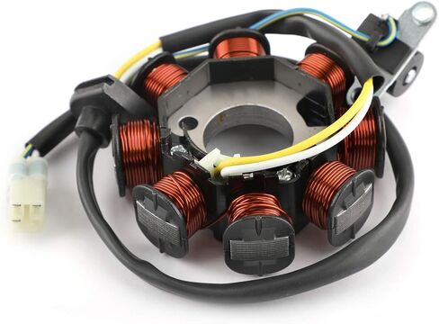 Magneto Generator Stator Coil Fit for Kawasaki KFX90 KSF90 2007-2020, for Kymco Mongoose 90 2007-2018 21003-Y002 31120-LBD4-900 in Kuwait