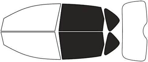 Rvinyl Avery Dennison NR Nano Ceramic IR Window Tint Kit Compatible with Honda Cr-V 2012-2016 - Complete Precut Kit - 20% in Kuwait