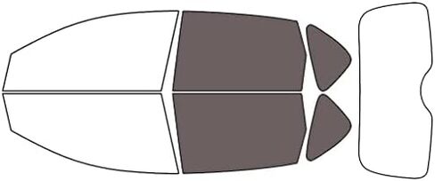 Rvinyl Avery Dennison NR Nano Ceramic IR Window Tint Kit Compatible with Honda Cr-V 2012-2016 - Complete Precut Kit - 20% in Kuwait