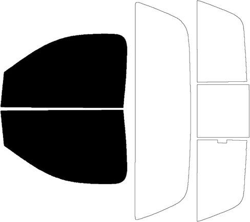 AUTOTEK Precut Window Tint Film Front Two Door Windows Tint Film Cars Sun Blocking Protection Privacy Anti Shatter Glass 2Ply Computer Cut 20% Tint Shade for RAM 1500 Standard 2002-2008 in Kuwait