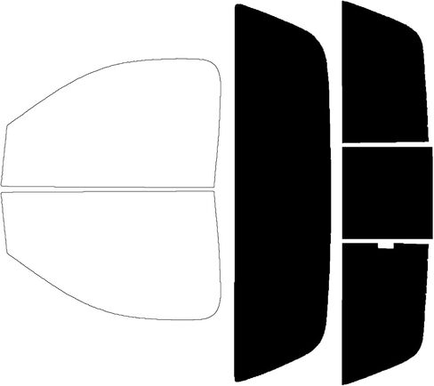 AUTOTEK Precut Window Tint Film Front Two Door Windows Tint Film Cars Sun Blocking Protection Privacy Anti Shatter Glass 2Ply Computer Cut 20% Tint Shade for RAM 1500 Standard 2002-2008 in Kuwait