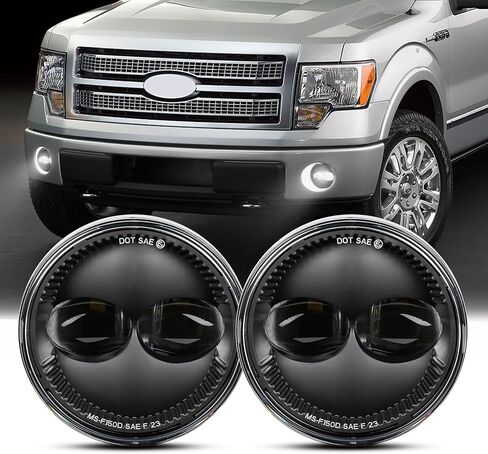 Z-OFFROAD DOT Approved LED Fog Lights for 2006-2014 Ford F150 2006 2007 2008 2009 2010 2011 2012 2013 2014 F150, Bumper Driving Lamp Set Assembly Kit - Black in Saudi Arabia
