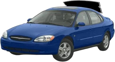 Precut Window Tint Film for Ford Taurus Sedan 2000-2004 All Side+Rear Windshield 10% VLT 2Ply Anti-Shatter, UV Block, Privacy Protection, Easy Install, No Trimming Needed,Heat & Glare Reduction in Kuwait