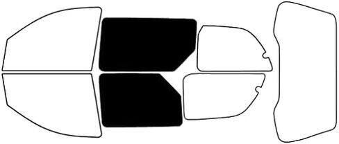 Rvinyl Window Tint Kit Compatible with Ford Windstar 2003 Installation Kit (Complete) in Kuwait