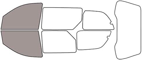 Rvinyl Window Tint Kit Compatible with Ford Windstar 2003 Installation Kit (Complete) in Kuwait