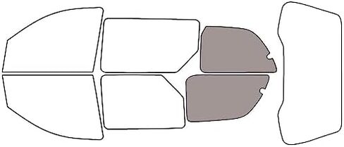 Rvinyl Window Tint Kit Compatible with Ford Windstar 2003 Installation Kit (Complete) in Kuwait