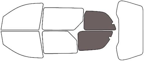Rvinyl Window Tint Kit Compatible with Ford Windstar 2003 Installation Kit (Complete) in Kuwait