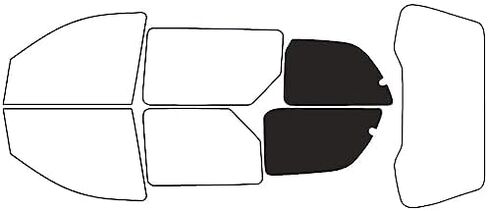Rvinyl Window Tint Kit Compatible with Ford Windstar 2003 Installation Kit (Complete) in Kuwait