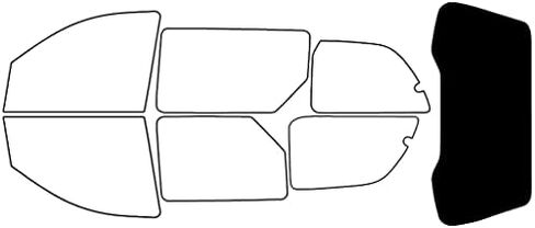 Rvinyl Window Tint Kit Compatible with Ford Windstar 2003 Installation Kit (Complete) in Kuwait