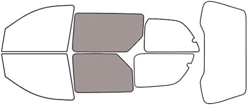 Rvinyl Window Tint Kit Compatible with Ford Windstar 2003 Installation Kit (Complete) in Kuwait