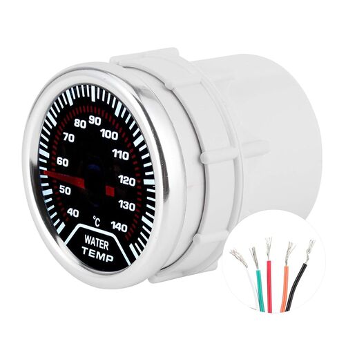 مقياس درجة الحرارة LED 52 مم/2 بوصة مقياس درجة حرارة السيارة مع مستشعر/8 خيط وشاشة ساطعة in Kuwait
