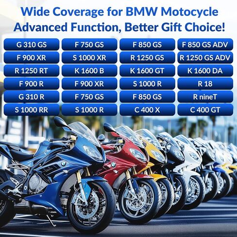 OBD2 Diagnostic Tool for BMW Motorcycles, SC530 Pro Full System Diagnosis Code Reader with Active Tests, Reset & Service Functions (ABS Bleed, ASC, RDC, Throttle, Injector, Transmission & More) in Saudi Arabia