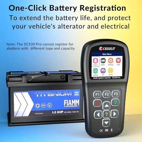 OBD2 Diagnostic Tool for BMW Motorcycles, SC530 Pro Full System Diagnosis Code Reader with Active Tests, Reset & Service Functions (ABS Bleed, ASC, RDC, Throttle, Injector, Transmission & More) in Saudi Arabia