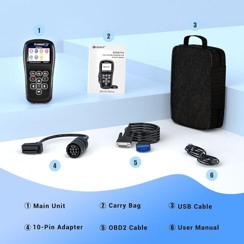 OBD2 Diagnostic Tool for BMW Motorcycles, SC530 Pro Full System Diagnosis Code Reader with Active Tests, Reset & Service Functions (ABS Bleed, ASC, RDC, Throttle, Injector, Transmission & More) in Saudi Arabia