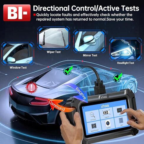 XTOOL IP500 for GM OBD2 Scanner, Bidirectional Scan Tool with Full Systems Diagnostic for Buick/Chevy/Cadillac/GMC, Diagnostic Scanner with All Services-Oil/ABS Bleed/Crank Relearn, Lifetime Update in Kuwait