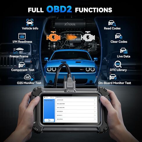 XTOOL IP500 for GM OBD2 Scanner, Bidirectional Scan Tool with Full Systems Diagnostic for Buick/Chevy/Cadillac/GMC, Diagnostic Scanner with All Services-Oil/ABS Bleed/Crank Relearn, Lifetime Update in Kuwait
