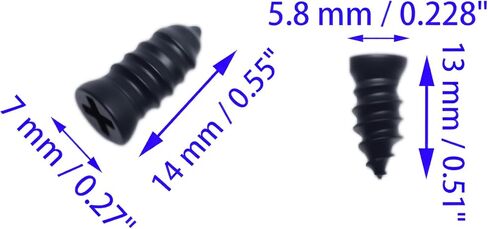 40 PCS Tire Repair Rubber Screws Vacuum Tires Repair Tool for Tire Puncture Repair in Saudi Arabia