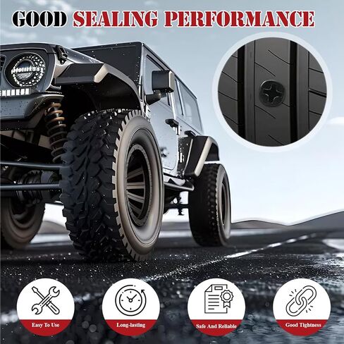 61PCS Tire Repair Rubber Nail - Vacuum Tire Repair Kits with Spiral Rubber Nails & Fast Tool for Self-Service Puncture Repair, Fits Car, Motorcycle, Truck, Tractor in Kuwait