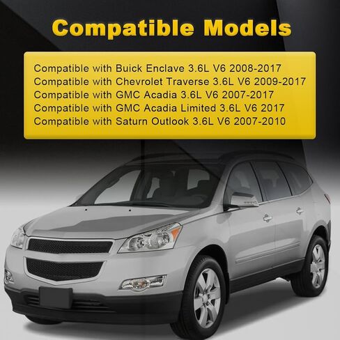 غطاء منظم حرارة سائل تبريد المحرك من الألومنيوم متوافق مع Buick Enclave 2008-2017، Chevy Traverse 2009-2017، GMC Acadia 2007-2017، Saturn Outlook 2007-2010 3.6L بديل لـ 12599235 in Kuwait