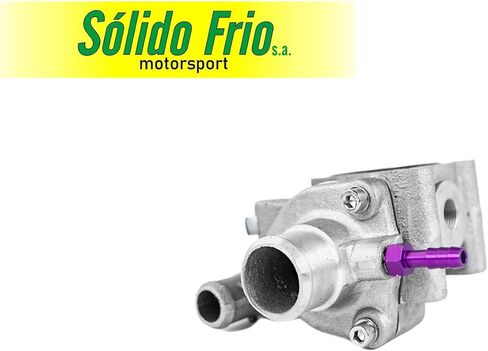 مجموعة مبيت ترموستات من الألومنيوم المصبوب متوافقة مع Zetec Ford Focus Escort Contour Escape Cougar ZX2 SVT 95-04 2.0 DOHC مع مستشعر درجة حرارة التبريد Solido Frio in Kuwait