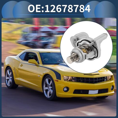 ترموستات من سبائك الألومنيوم للسيارة لكاديلاك CTS CT6 ATS CT5 مجموعة مبيت منظم حرارة مبرد المحرك لسيارة شيفروليه كامارو 2016-2022 لسيارة شيفروليه كولورادو 2017-2022 رقم 12678784 in Kuwait