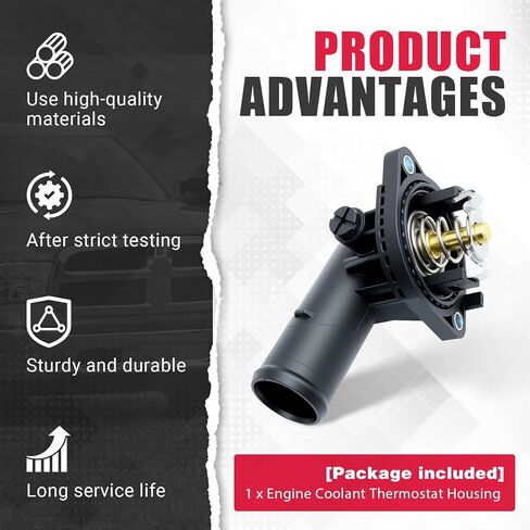 مبيت منظم حرارة مبرد المحرك متوافق مع Ram 1500 3.6L V6 2013 استبدال 68105533AA 68322748AA in Kuwait