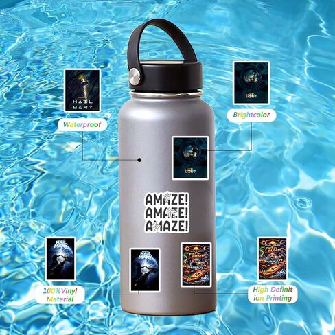 120 Pcs Project Hail Mary Merch Project Hail Mary Stickers for Fans for Movie Lovers Reading Books Kindle Sticker Waterproof Vinyl Decals for Laptop Ebook Readers Water Bottles Journal Scrapbook in Saudi Arabia