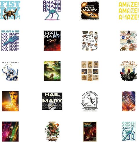 120 Pcs Project Hail Mary Merch Project Hail Mary Stickers for Fans for Movie Lovers Reading Books Kindle Sticker Waterproof Vinyl Decals for Laptop Ebook Readers Water Bottles Journal Scrapbook in Saudi Arabia