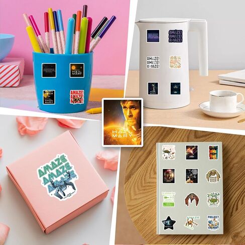 120 Pcs Project Hail Mary Merch Project Hail Mary Stickers for Fans for Movie Lovers Reading Books Kindle Sticker Waterproof Vinyl Decals for Laptop Ebook Readers Water Bottles Journal Scrapbook in Saudi Arabia