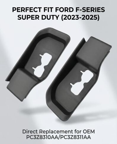 time secret Trailer Hitch Hole Cover forf Ford F-250, F-350, F-450,F-550, F-600 Super Duty 2023 2024 2025 Front Bumper License Plate Bracket Tow Hook Cover Trim Replaces PC3Z8310AA PC3Z8311AA in Saudi Arabia