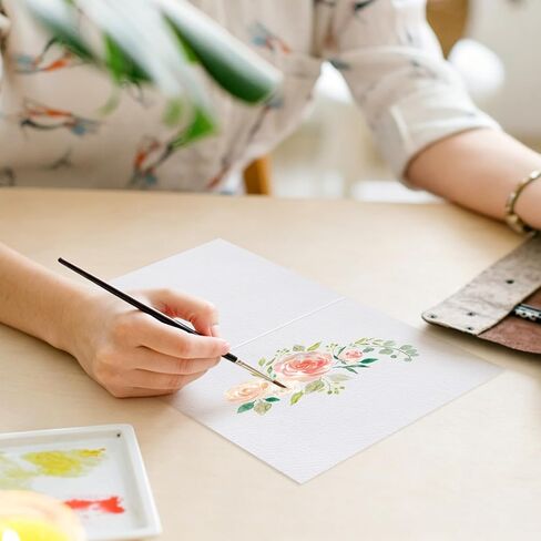 AZUREAL 30 Sets Watercolor Cards with Envelopes, 300 GSM Acid-Free Watercolor Paper Cards, Foldable Blank Watercolor Cards with Envelopes for Wedding, Invitations, Thank You Notes, DIY Projects in Saudi Arabia