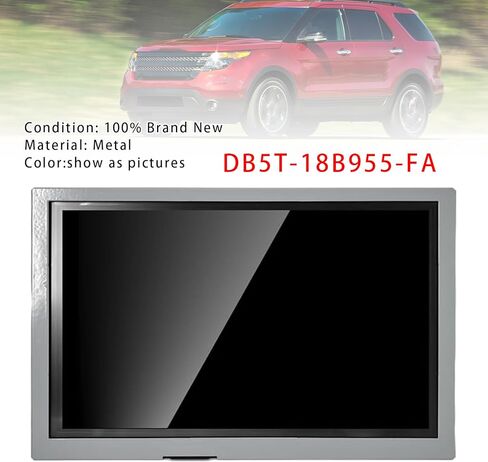 شاشة لمس معلومات الراديو Topteng 8 بوصة تعمل باللمس لسيارة Ford Explorer 2011-2015، F- 150/250/350 2013-2015، Edge 2011-2014 DC3T18B955FA، DC3T18B955FB، DC3T18B955FC، in Kuwait