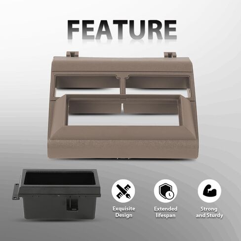 CHEDA Single Din Dash Kit بيج مع جيب تخزين متوافق مع 1992-1994 Chevy GMC Crew Cab Dual Blazer/Fit 1988-1994 GMC Sierra Pickup/Fit 1992-1994 Chevy GMC سوبربان يوكون in Kuwait